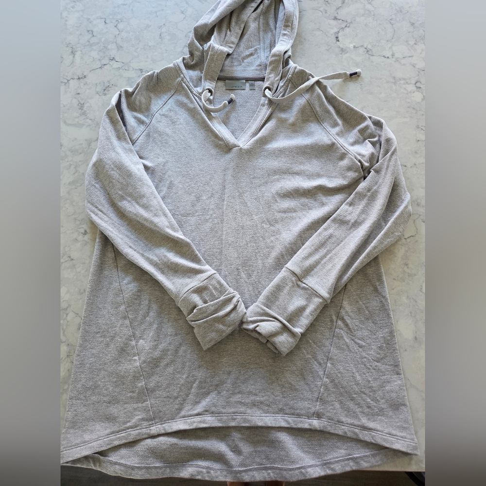 Athleta Light Gray Hoodie